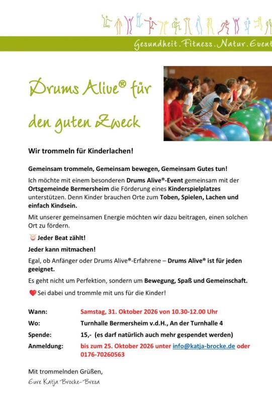 Plakat Drums Alive®